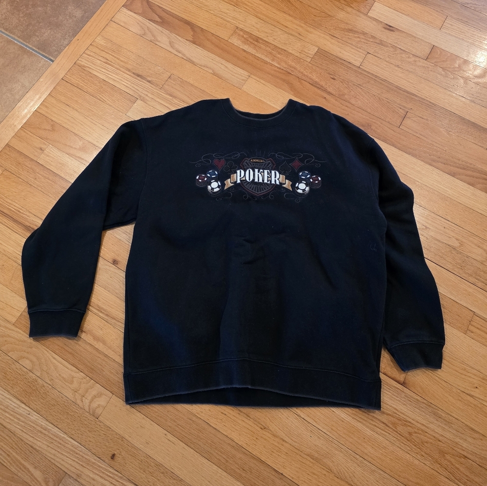 Croft & Barrow High Stakes Poker Tournament Sweatshirt